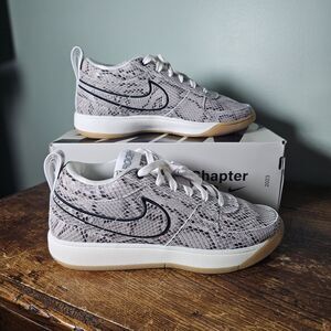 Nike Book 1 Lea Python Men's Light Orewood Brown Sneakers Size 8.5 HJ5352-100